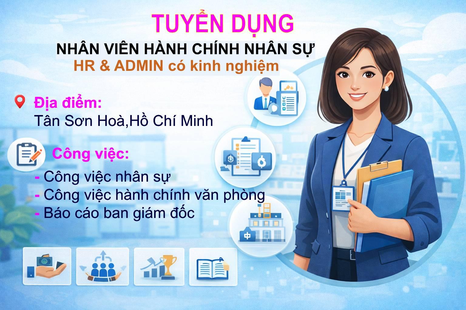 [HCM] Nhân viên Hành chính – Nhân sự
